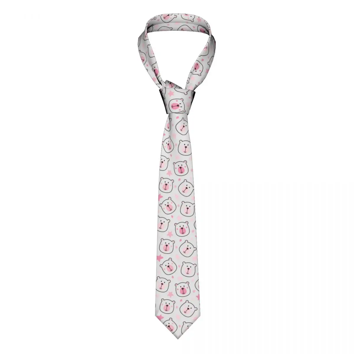 

Cute Cartoon Bear Animal Necktie Unisex Polyester 8 cm Neck Ties for Men Casual Wide Shirt Accessories Gravatas Gift