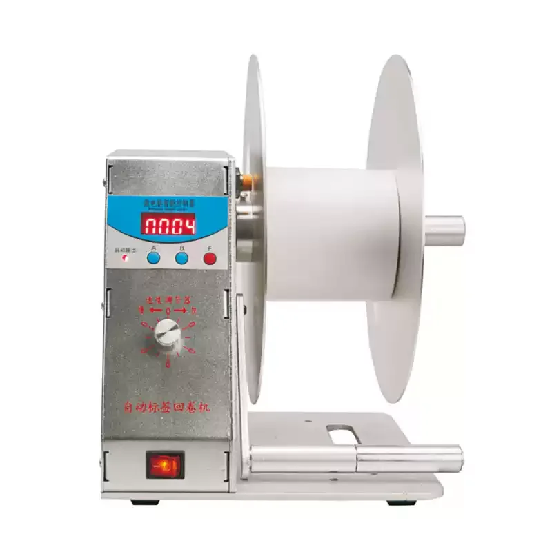 Digital Automatic Label Rewinder BT-H-115 for Clothing Tags & Barcodes | Rewinding Machine for Supermarkets