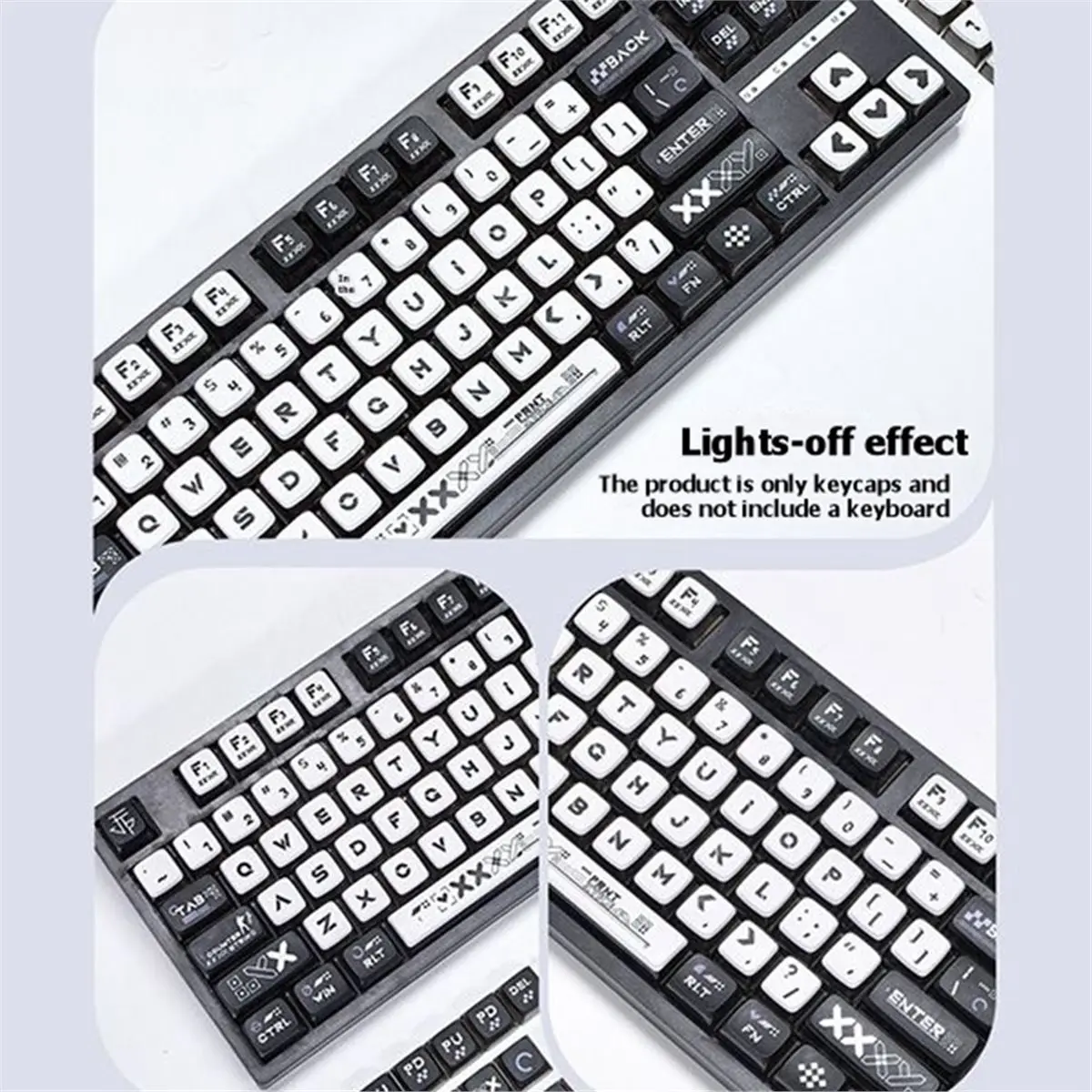 

Колпачки для клавиш goodidea, 132 шт., PBT PC, для клавиатур с переключателями Cherry Gateron MX, игровая клавиатура CBSA