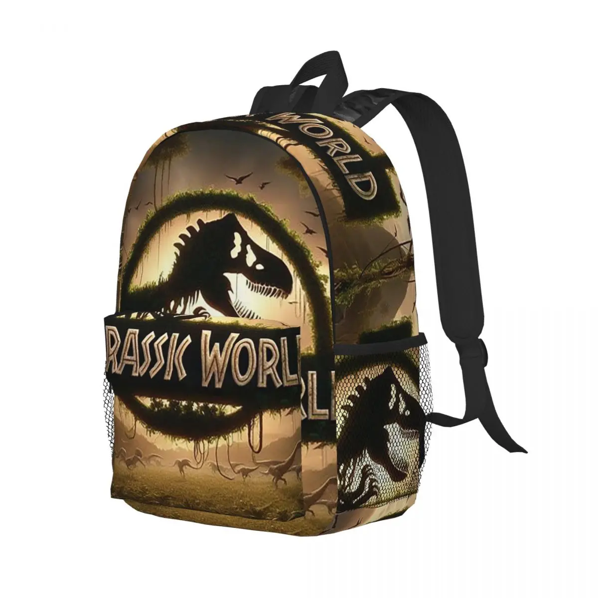 

Jurassic World Backpack Student Boys Girls BookBag Kids School Bag Computer Shoulder Bags for Men Women