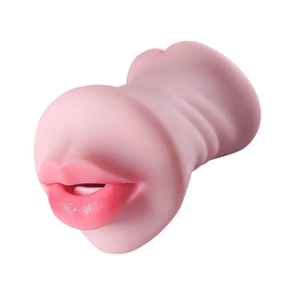 3 In 1 Pocket Pussy 3D Textured Male Sex Toy With Sexy Mouth Realistic Vagina And Tight Anus Sex Doll Stroker Adult Toys For Men