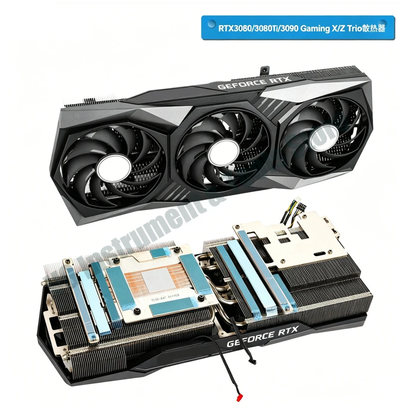 Original Neuer Grafikkarten-Kühlkörper für RTX3060 RTX3060Ti RT3070, Passend für MSI RTX 3060 3070 3080 3090Ti Videokarten-Kühlkörper – Detail 3