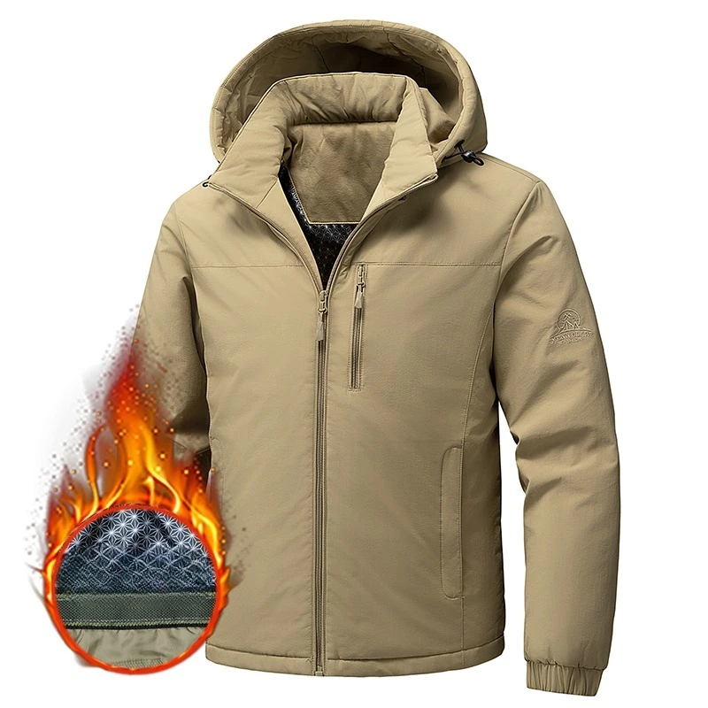 

New Hot Cotton Jackets Men's Hooded Jacket Men's Cotton Parkas Men's Autumn Winter Coat Winter Padded Workwear Jacket Men