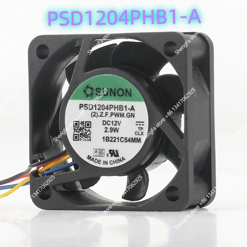 Вентилятор охлаждения SUNON Precision PSD1204PHB1-A 4015 40X40X15MM 5V 24V 48V DC12V 2.9W 4CM с двойным шарикоподшипником
