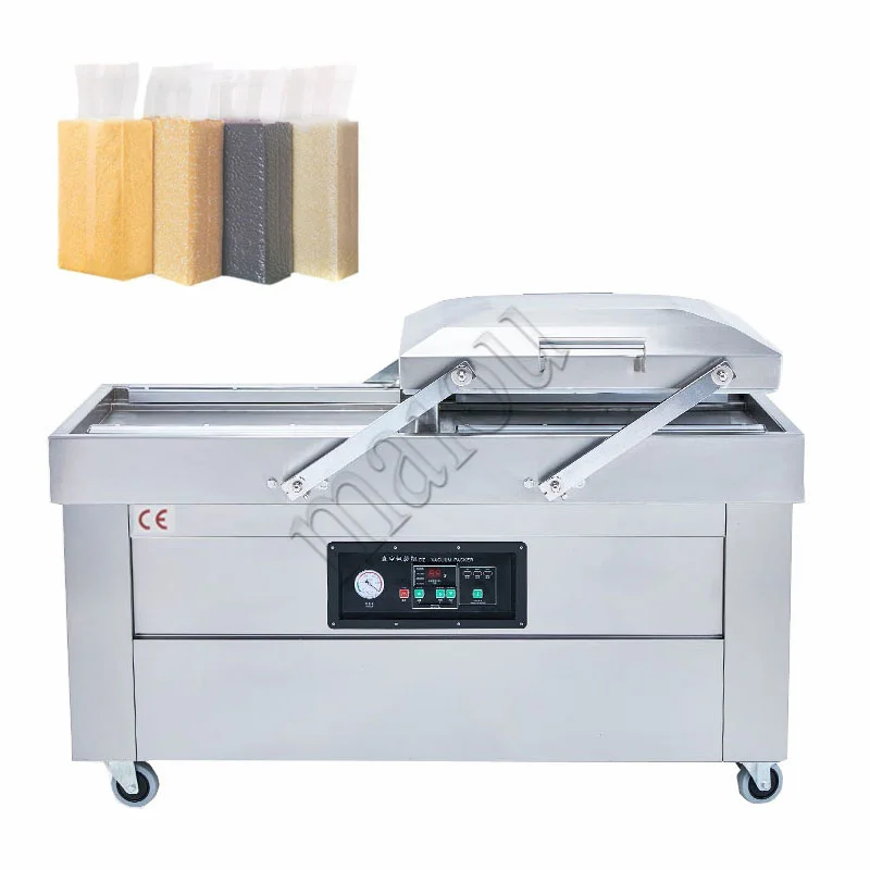 

Double Vacuum Chamber Sealer Packaging Packing Machine Manufacturers Supermarket Industrial Chicken Packing Machine