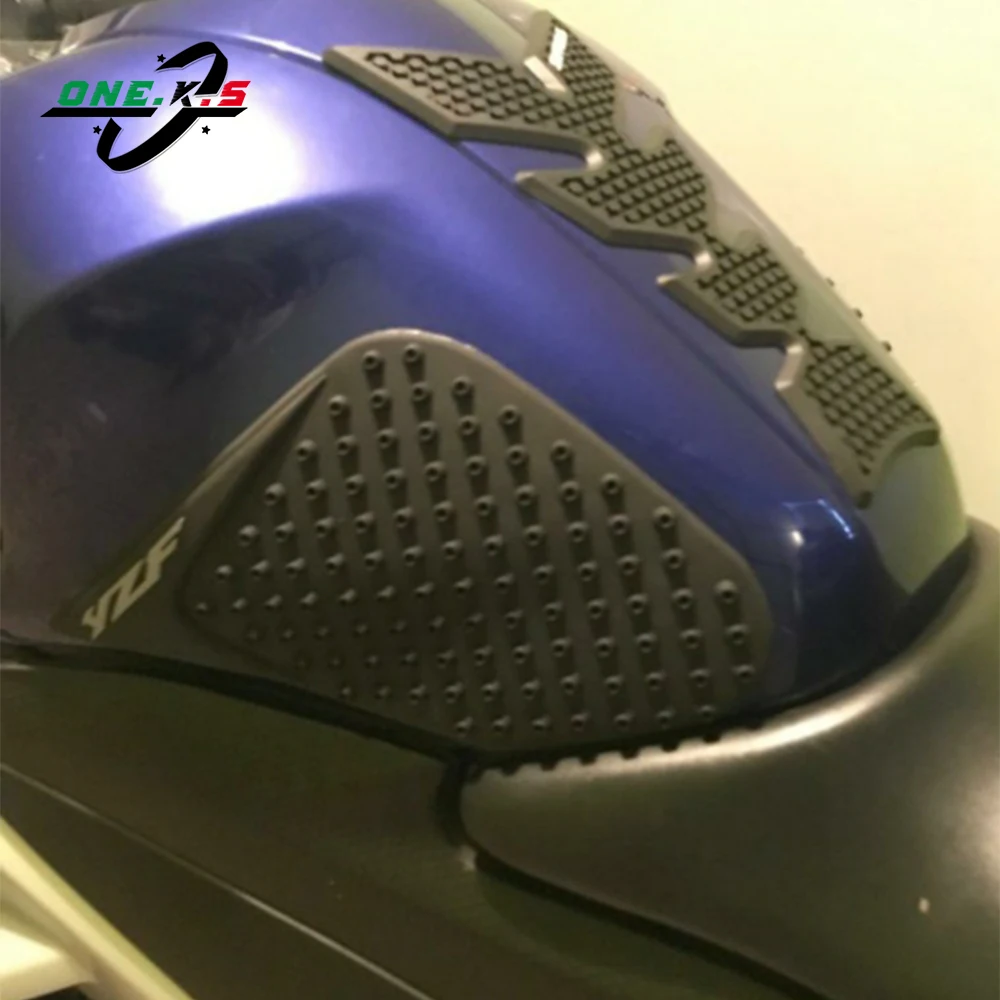 

Motorcycle Fuel Tank Sticker For YAMAHA YZF-R3 YZF-R6 YZF-R25 2006-2018 Side Decals Gas Knee Grip Protector Traction Pads