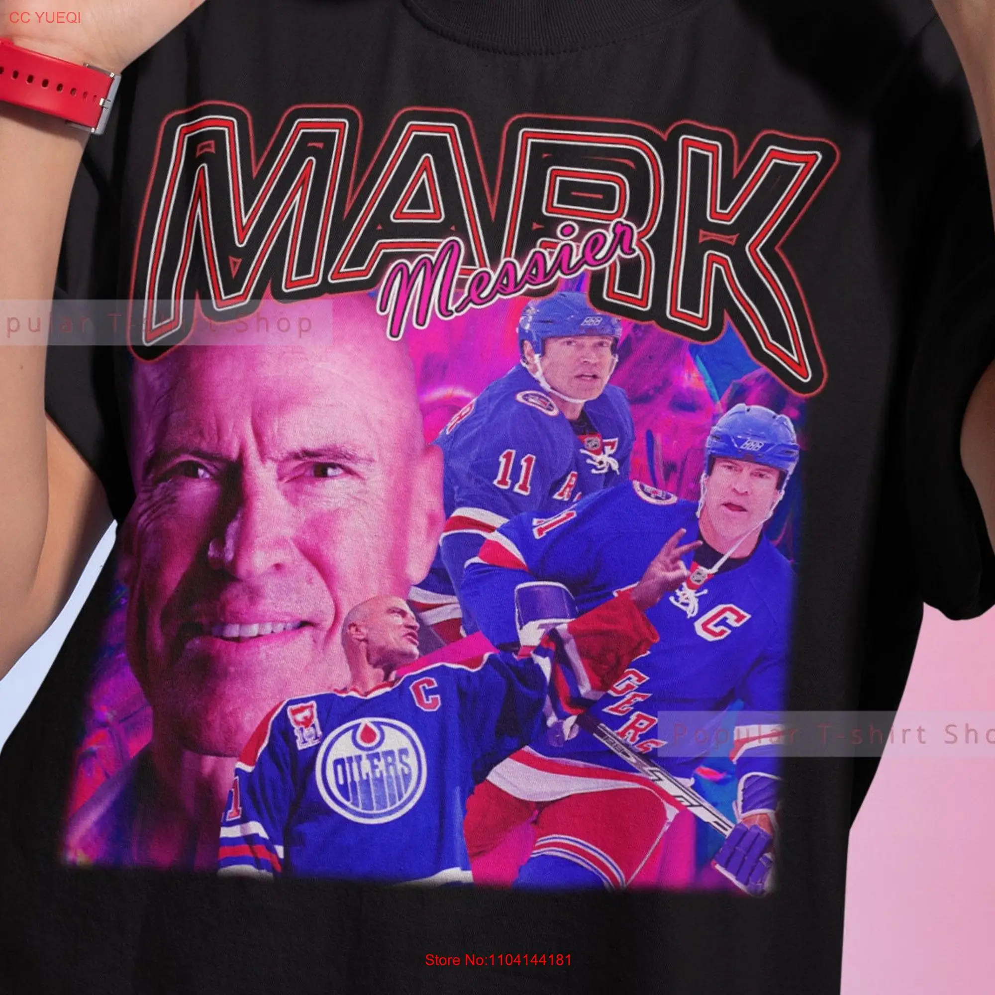 Mark Messier Vintage T Shirt For Him and Her SweaT Express Shipping Available long or short sleeves