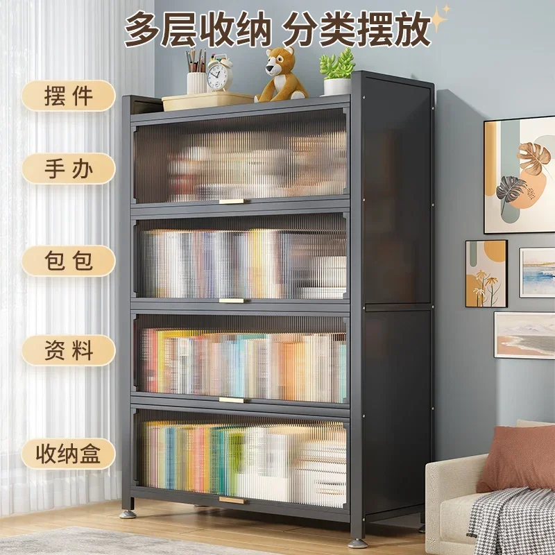 Storage Wall Shelves Kitchen Cabinets Organizer Shelf Prefabricated Bookcase Speed Rack Shelf Librero Giratorio Home Furniture