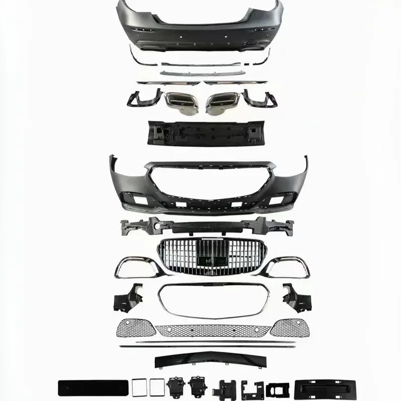 

Suitable for 20-25 S-Class W223 Modified Front Bumper Grille Rear Bumper Lip and Throat Surround