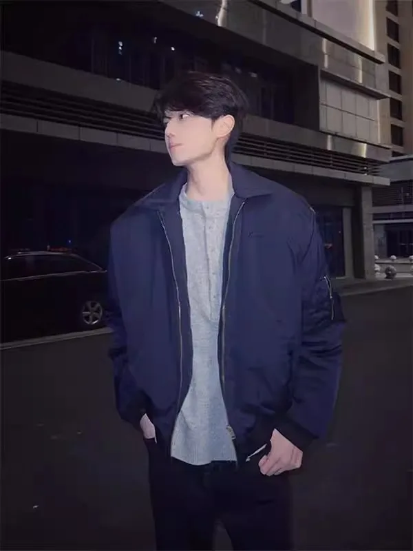 

Cleanfit ort Pilot Jaet Men's Cotton Coat with Cotton Filling in Design American Sle Warm for Autumn And Winter