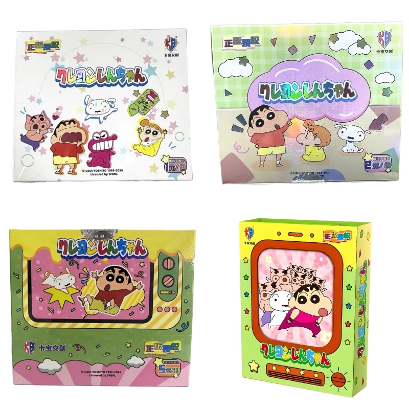 4Style New In Hot Sell Authentic Original Box Crayon Shin-chan Classic Anime Characters Collection Card Children\'s Gifts