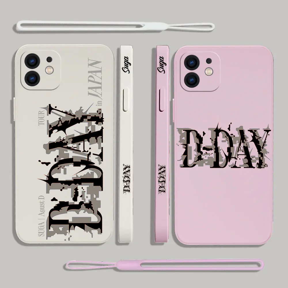 

Threebase Phone Case Suga D-DAY Samsgun Phone Case For Samsung A53 A50 A52S A51 A72 A71 A73 A32 A22 A21S 4G 5G with Hand Strap
