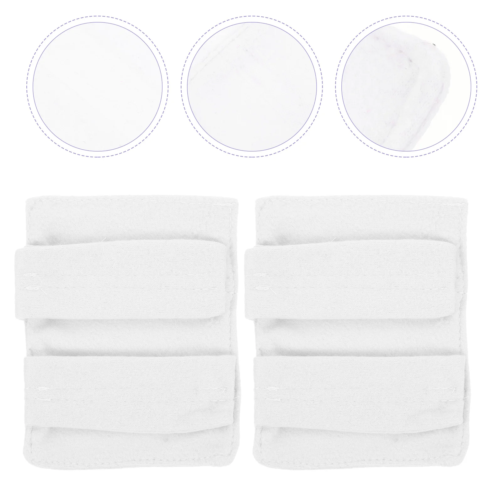 2 Pcs Bed Pillows Shoulder Pad Postoperative Strap Port Pads for Reusable Gift White Covers