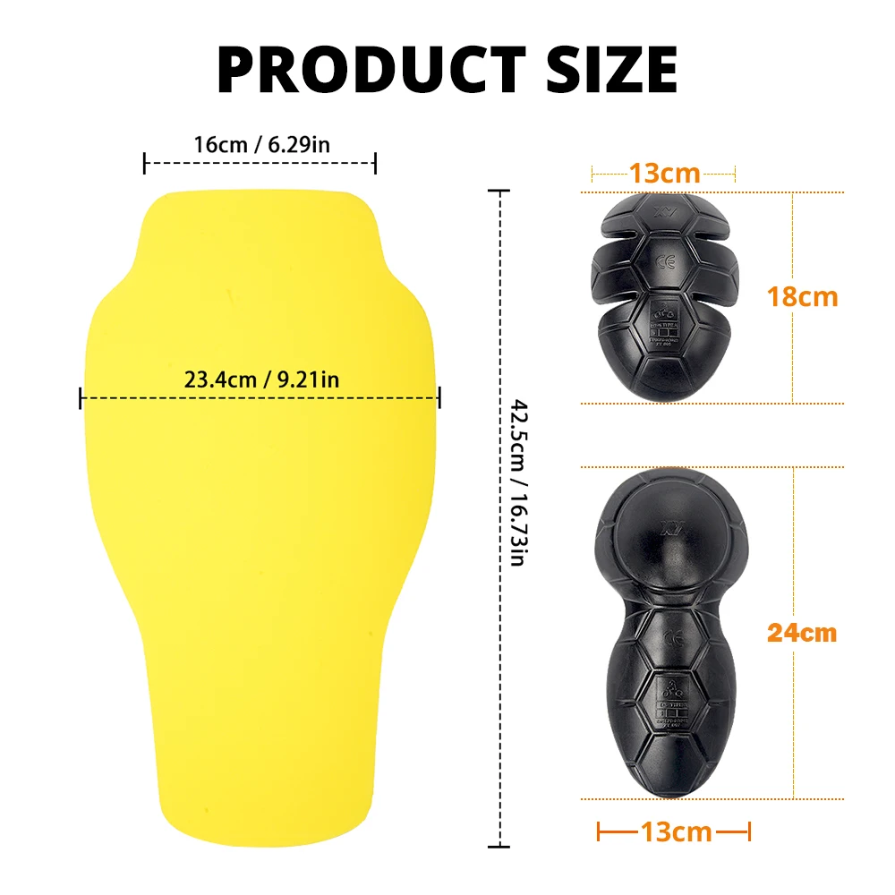 Motorcycle Plug-in Jacket Protective Gear Back And Elbow Protection Off-road PU Protective Equipment For Motorcycles