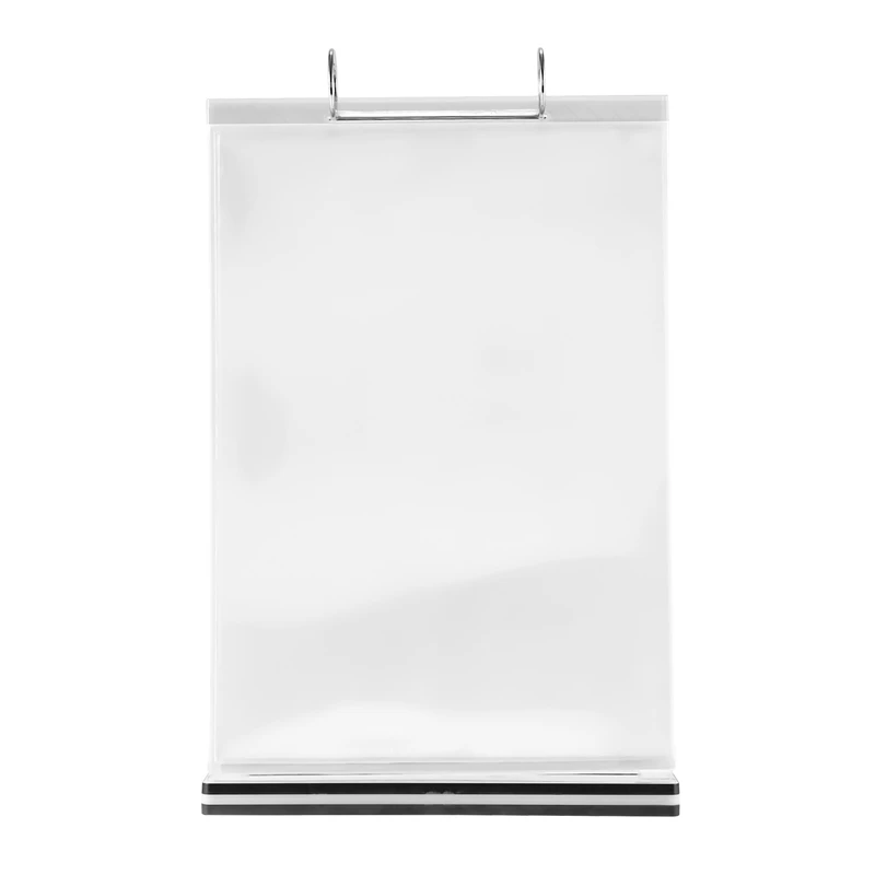 ABXH A4 Многосторонняя откидная подставка для карточек со съемной этикеткой, держатель для бизнес-менеджей