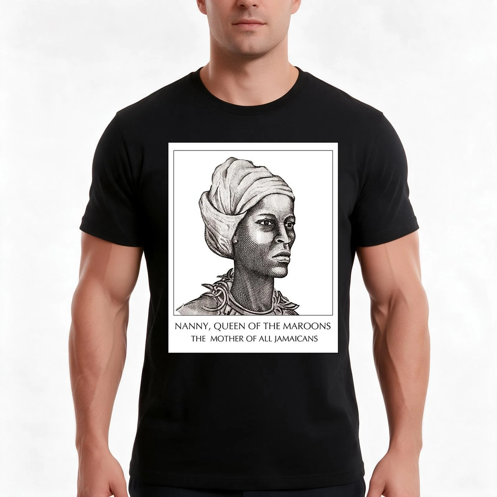 Nanny, Queen Of The Maroons : The Mother Of All Jamaicans T-Shirt, Summer Casual Cotton Tee, Oversized Streetwear Tops