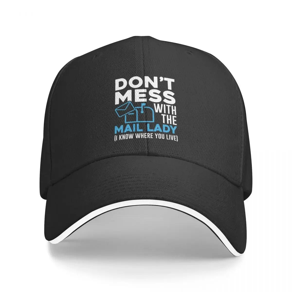 

Don't Mess With The Mail Lady Postal Worker Baseball Cap Christmas Hat New In Hat sun hat fishing Female Men's