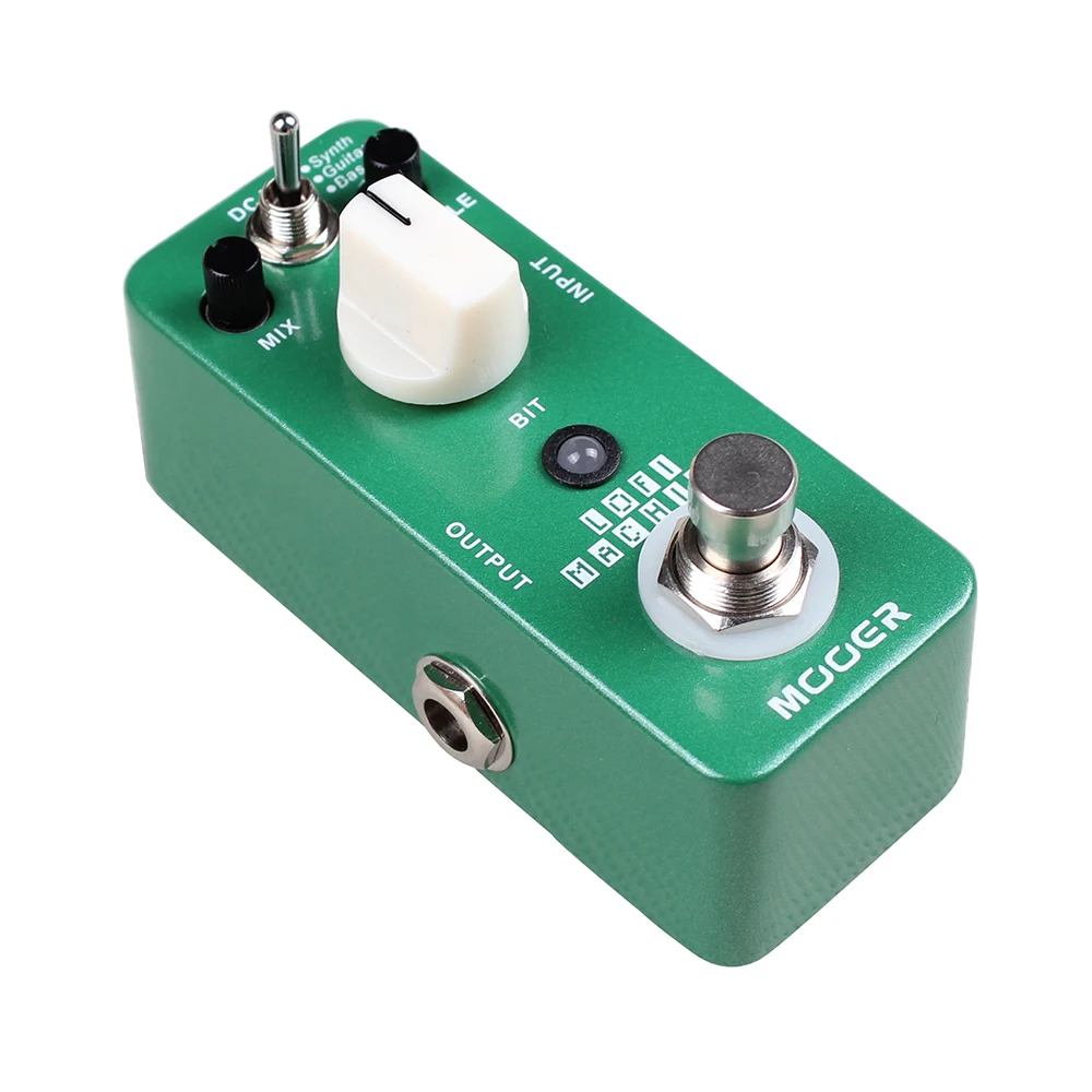 MOOER Lofi Machine Sample Reducing Guitar Effect Pedal True Bypass Wide Range Sampling Rate/Depth Reducing Pedal Metal Shell