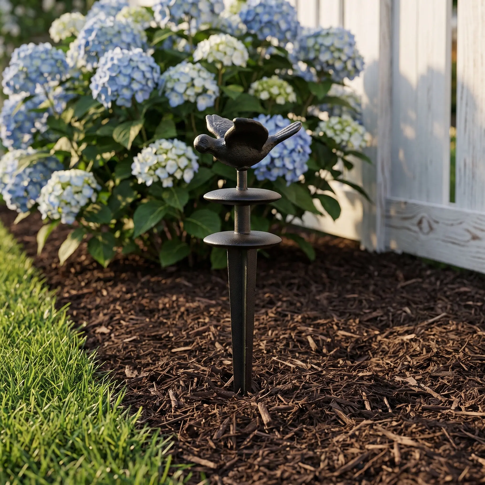 Cast Iron Vintage Outdoor Garden Hose Stake Holder 11.8 Heavy Duty Water Hose Ground Stake for Yard Patio Garden