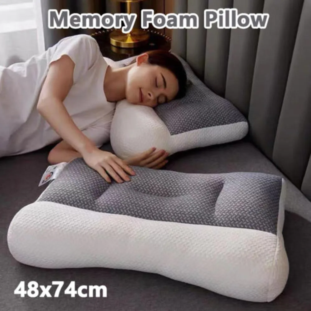 Cervical Memory Foam Pillow For Neck Shoulder Pain Release Ergonomic Orthopedic