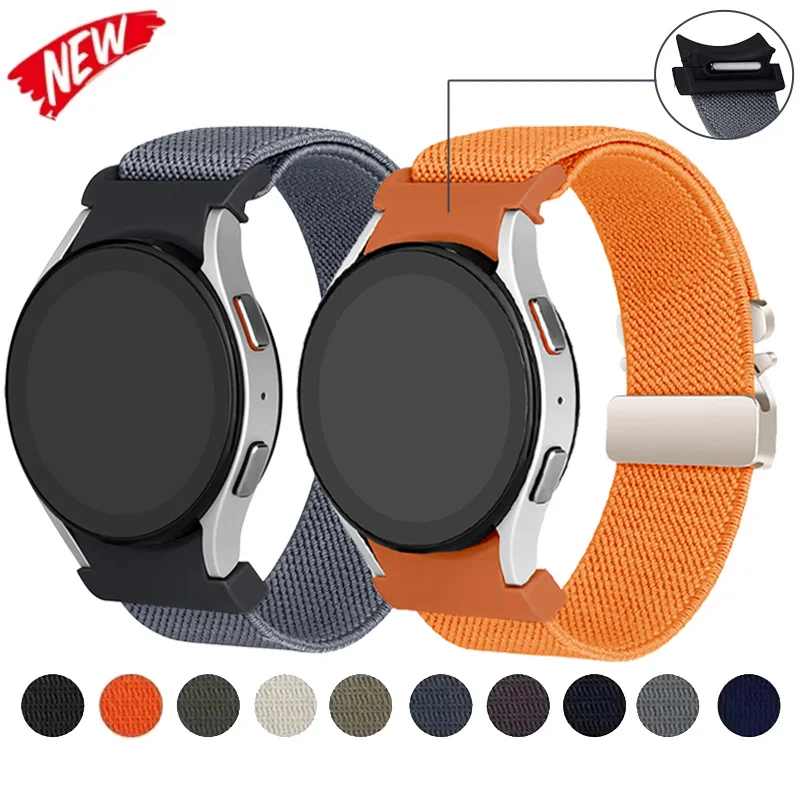 Fallschirmbänder für Samsung Galaxy Watch 7/FE/6/5/pro/4/Classic/Gear s3 20mm 22mm Sportarmband Correa Nylonarmband