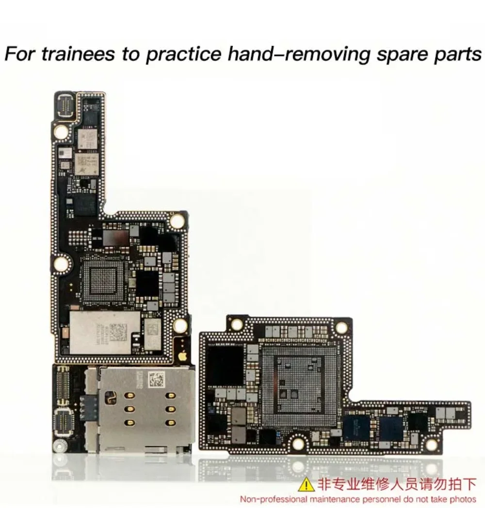 CNC CUT Motherboard For iPhone X XS XS Max XR Drill CPU Baseband Mainboard Upper Lower CPU Logic board Remove Use For Swap tool