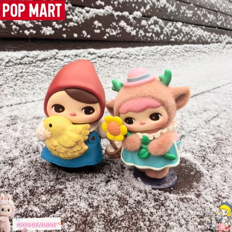 

POP MART Pucky Fairies Market Series Figure Trend Blind Box Toy Figures Desktop Ornament Collect Kawaii Mystery Box Year Gifts