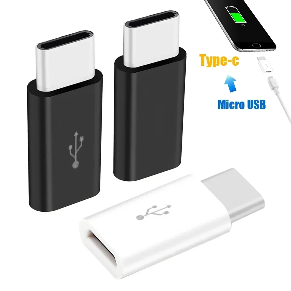 1/5/10Pcs Micro USB Female To Type C Male Adapter Converter for Android Smart Phone Tablet USB-C Charger Converter Connector