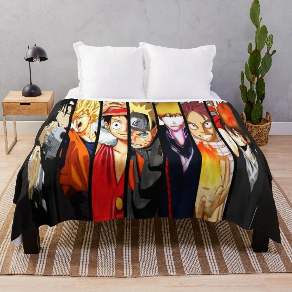 

anime Throw Blanket Decoratives for sofa Blankets