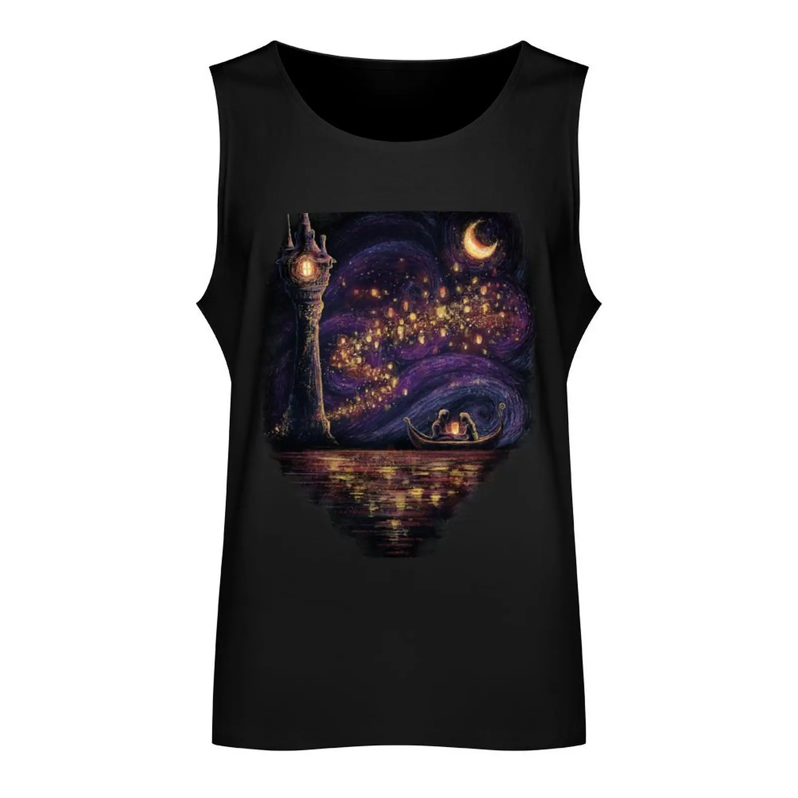 Lanterns Of Hope Tank Top male top gym wear men vest men muscular man