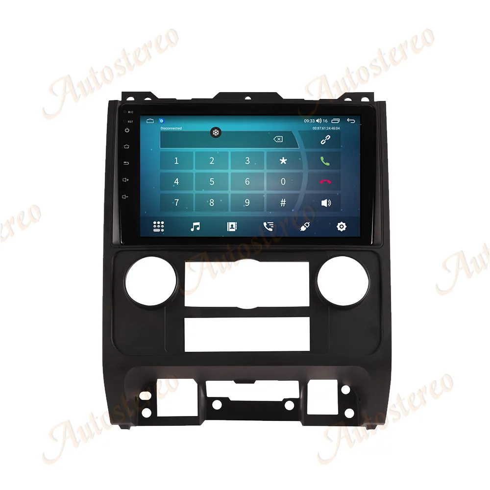 9 pulgadas Android para Ford Edge Kuga 2008-2012 Android auto reproductor de coche Radio GPS navegación Multimedia inalámbrico Carplay Auto-