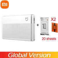 Global Version Xiaomi Mi Portable Photo Printer AR Photo ZINK Thermal Pocket Mini Wireless Bluetooth Printer Support Mi Home APP