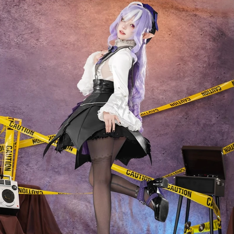 أزياء Zenless Zone Zero Vivian التأثيرية لعبة ZZZ Mockingbird فستان نسائي للهالوين كرنفال حفلة لعب الأدوار ملابس الملابس