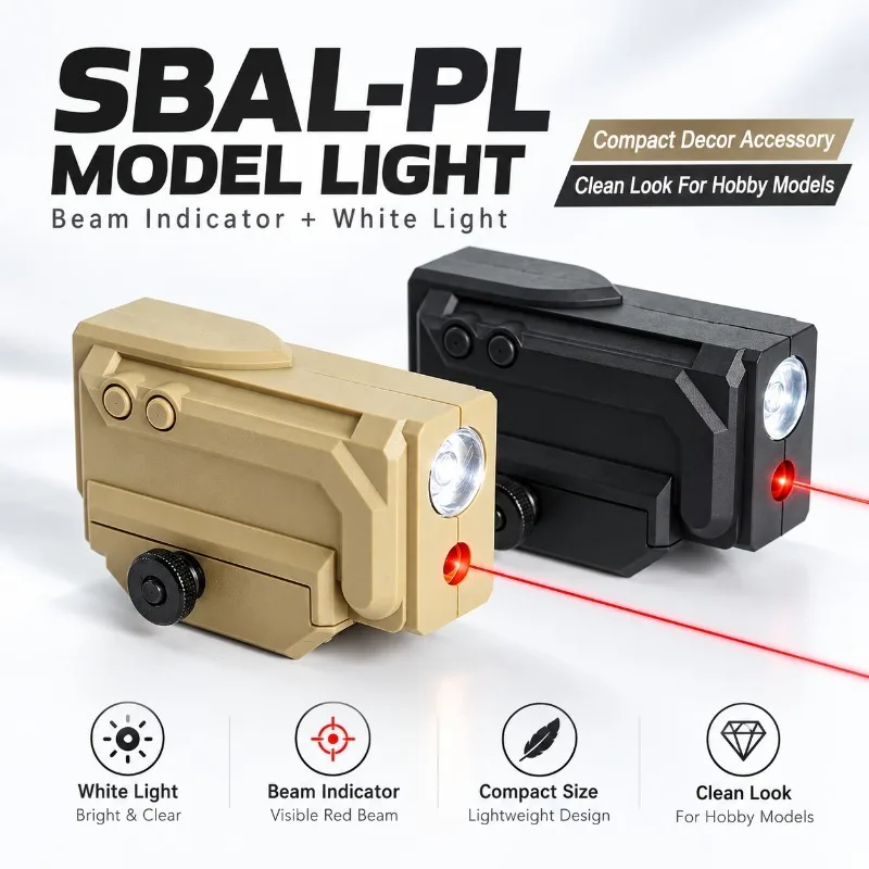 SBAL-PL Rail Mounted Illumination & Beam Indicator Combo with Metal Button Hobby Parts