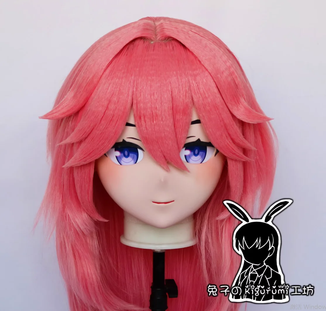 

(RB28045)Customize Full Head Quality Handmade Female/Girl Resin Japanese Anime Cartoon Character Kig Cosplay Kigurumi Mask