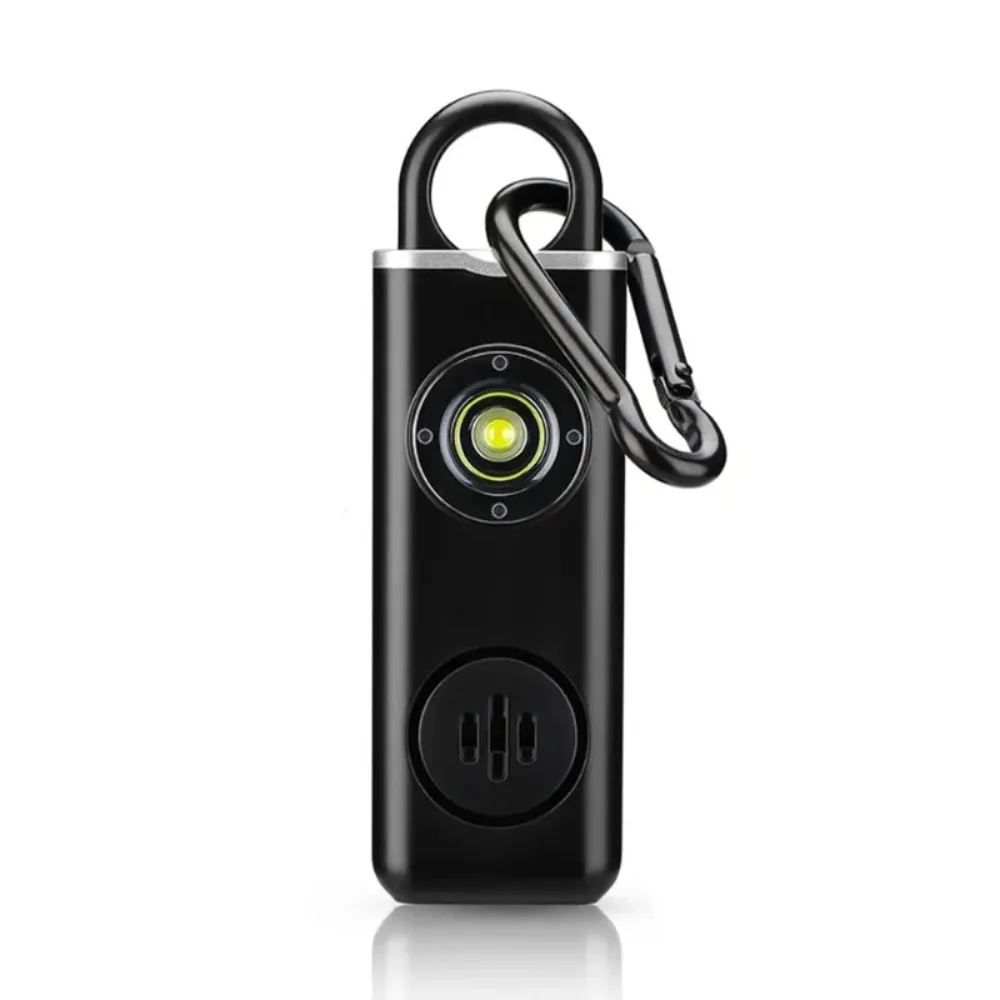 Small Rechargeable Anti Wolf Alarm 135dB Anti Wolf Artifact Dual-mode Outdoor Flash Personal Alarm Rechargeable Female Safety