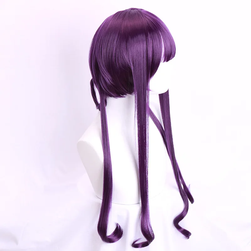 "Karakurijun Hana-kun" Akane Kui Anime Peruca cosplay em forma de círculo roxo