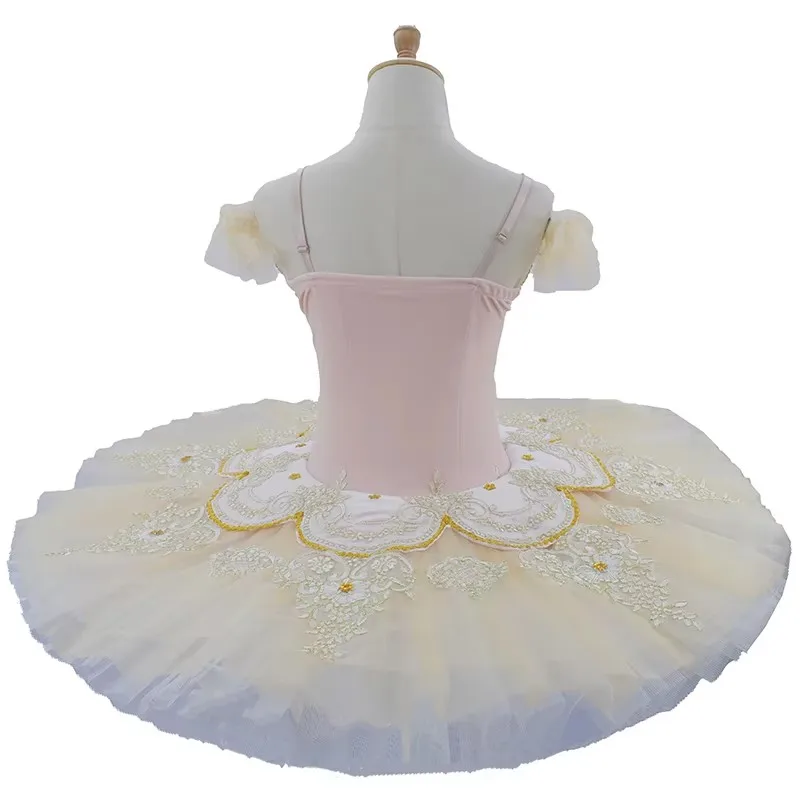 ใหม่ผู้ใหญ่เด็กคลาสสิก Professional บัลเล่ต์ Tutu Swan Lake แพนเค้ก Tutu Ballerina Party เครื่องแต่งกายเต้นรําบัลเล่ต์ชุดผู้หญิง