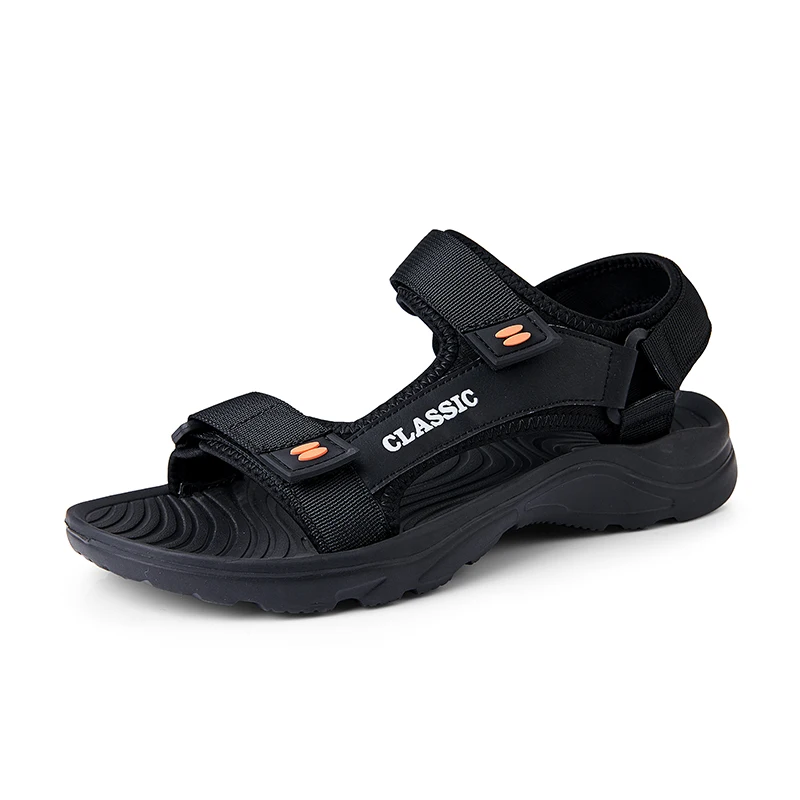 Sandales de plage pour hommes, chaussures confortables, décontractées, légères, grandes tailles, été