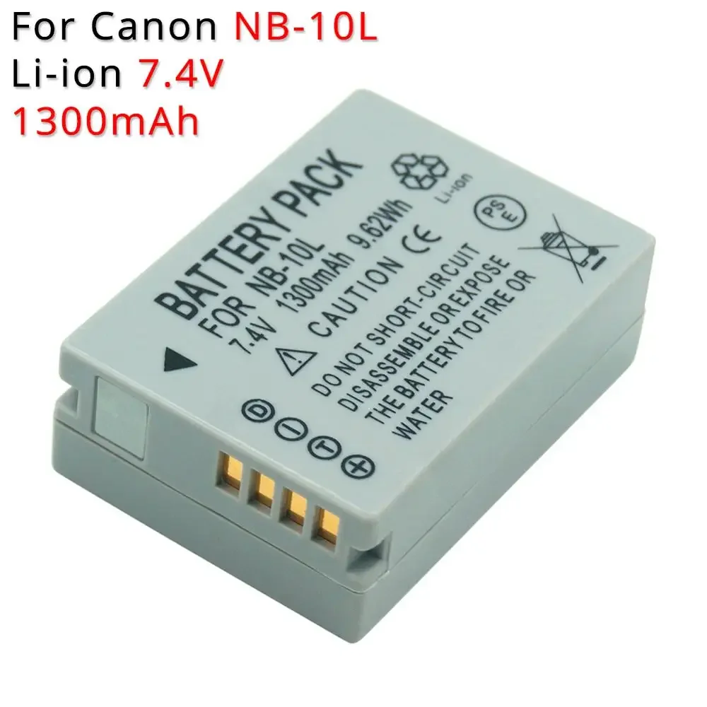 NB-10L NB10L 7,4 В 1,3 Ач литий-ионная аккумуляторная батарея для цифровой камеры Canon PowerShot G3X G1X G15 G16 SX60HS SX40HS SX50HS