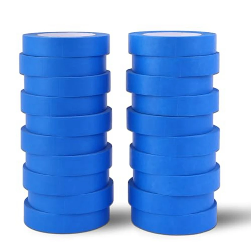 

Blue Painters Tape 1 Inch Bulk - Paint Tape 20 Rolls X 1 Inch X 55 Yards For Walls Painting Packing Automotive Home