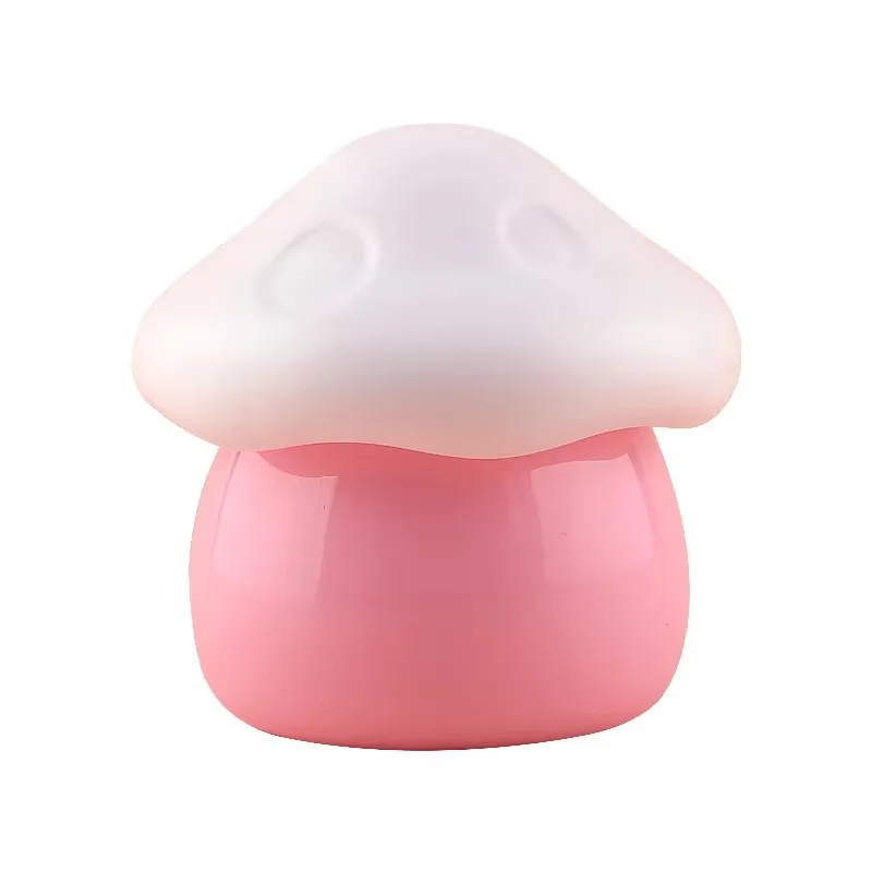 60pcs Empty Plastic Jar Mushroom Shaped Cream Jar 10g Face Cream Lip Balm Lotion Storage Container for Travel Accessories