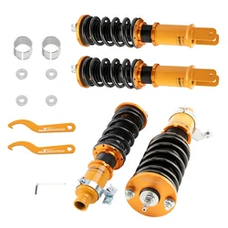 Adjustable Coilovers 24 Way Damper Lowering Kit for Honda Civic 1992-2000 For  EK9 EK4 CIVIC EK Adjustable Coilovers Spring