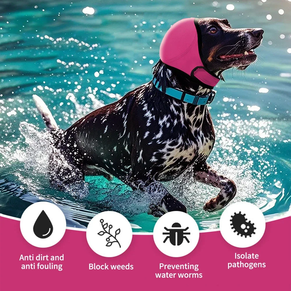 The popular new type of dog noise reduction and waterproof pet earmuffs are suitable for daily care and travel of dogs