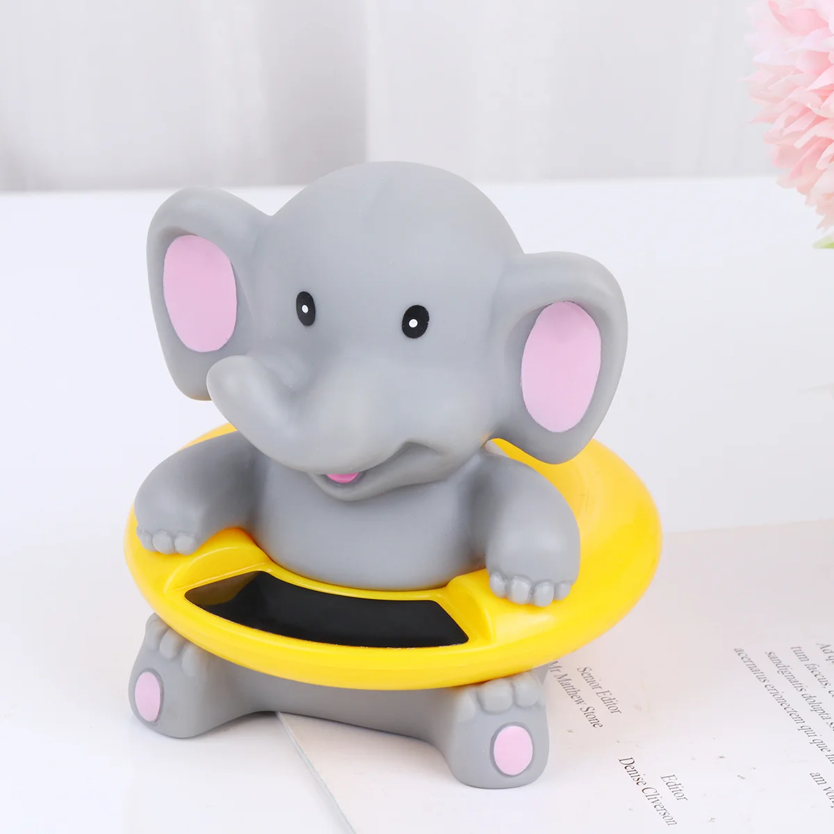 

1Pcs Electronic Cartoon Elephant Thermometer Baby Bath Tub Swimming Pool Water Temperature Measurement Bath Thermometer