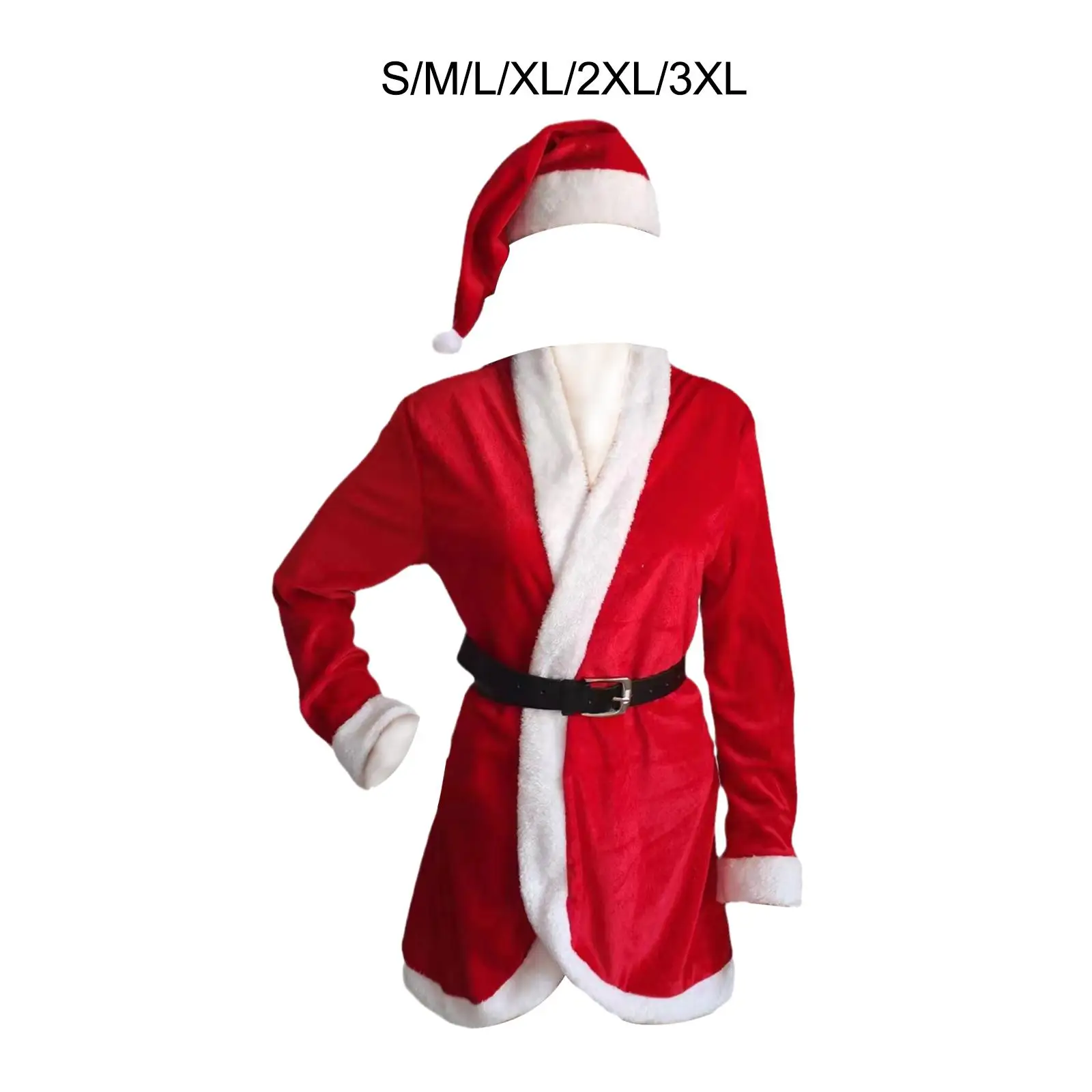 Kerst Kostuum Cosplay Kleding Fancy Dress Kerstjurk Jurk Voor Halloween Festival Podium Optreden Xmas Vakantie