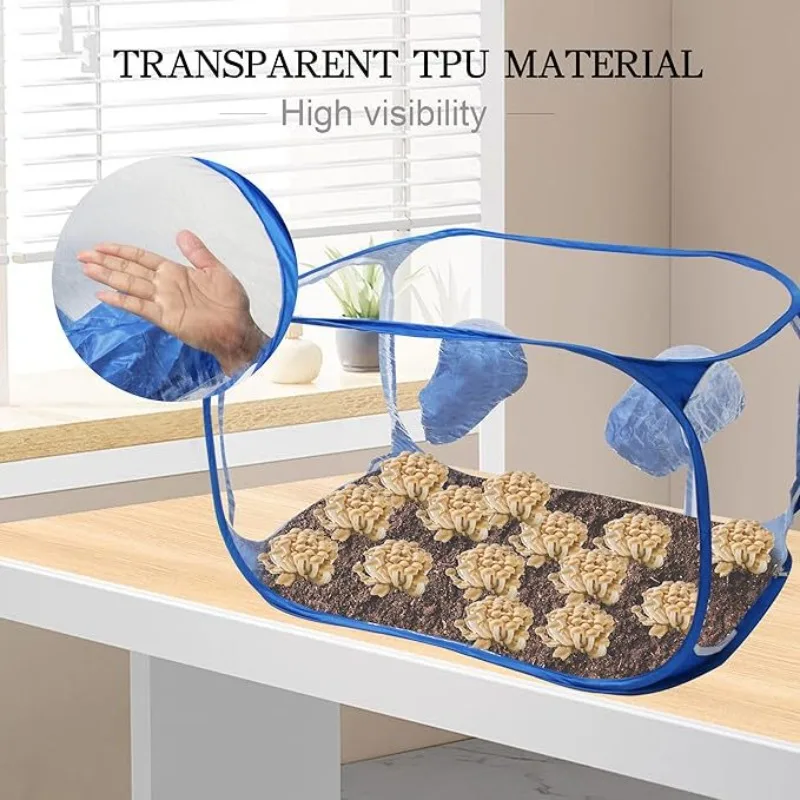 Portable Vacuum Box Mycology Foldable Mushroom Growing Kit Mushroom Growing Tent Growing Bags