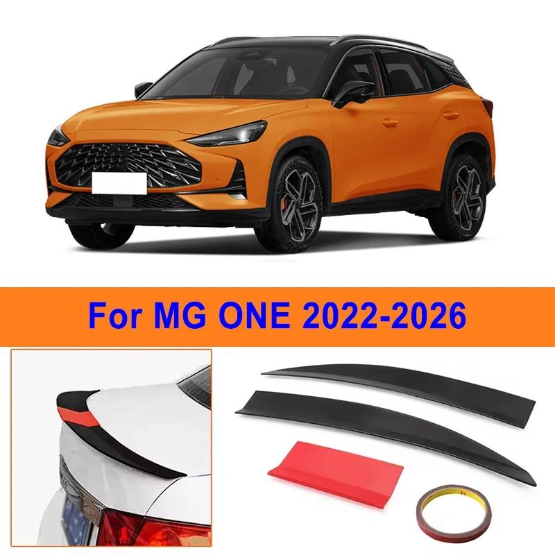 

For MG ONE 2022-2026 3-Section ABS Rear Trunk Spoiler 115-125cm Adjustable Sports Decor Top Wing Car Exterior Parts
