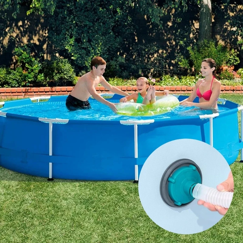 Connettore inferiore per piscina Raccordi per piscina Base supporto per piscina Attrezzatura per piscina da campeggio esterna