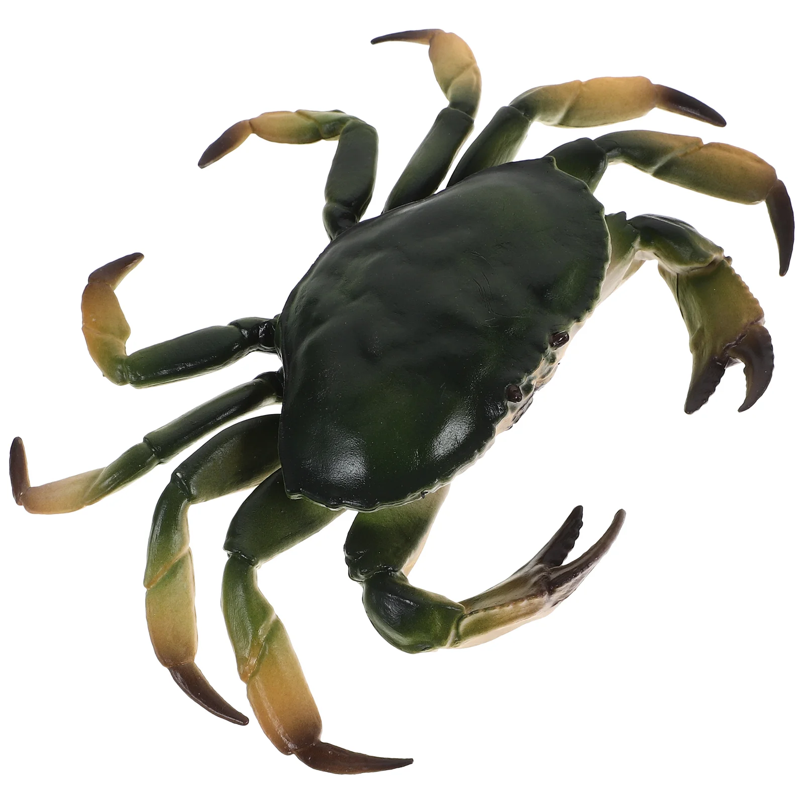 

Kids Toys Fake Animal Model Ornaments Simulation Crab Figurine Olive Green Desktop Decoration Lifelike Child